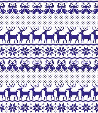 Yeni yıl Noel desen piksel