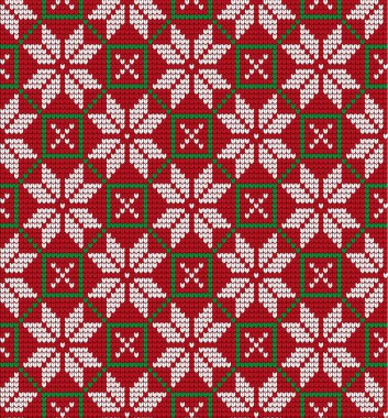 Örgü Noel ve Yeni Yıl deseni