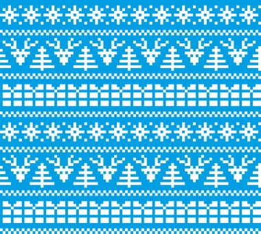 Yeni yıl Noel desen piksel