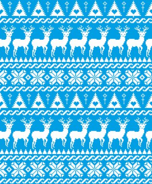 Yeni yıl Noel desen piksel