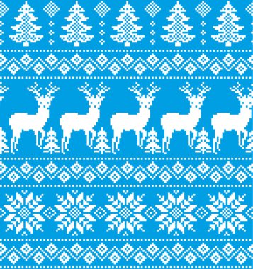 Yeni yıl Noel desen piksel