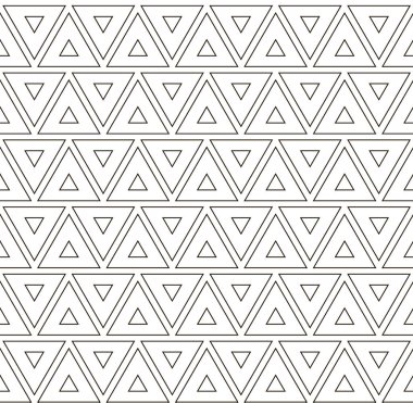 Sorunsuz siyah - beyaz geometrik desen
