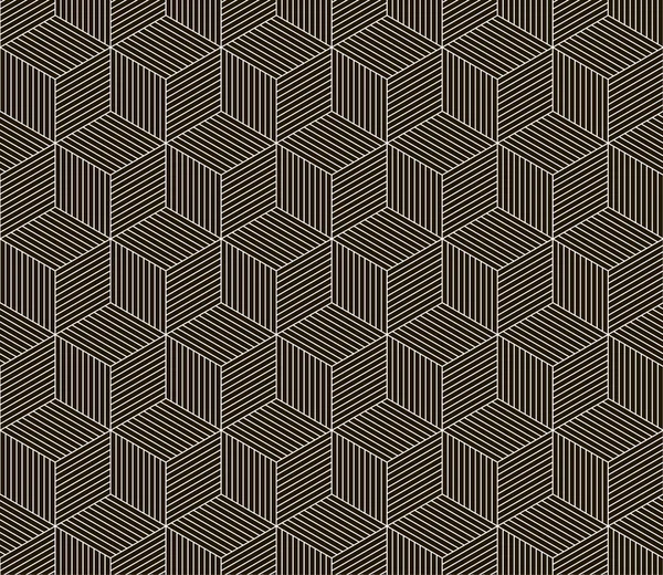 Nahtloses schwarz-weißes geometrisches Muster — Stockvektor