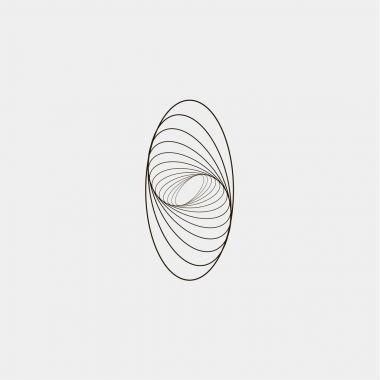 Bir logo, amblem, simge vektör çizim