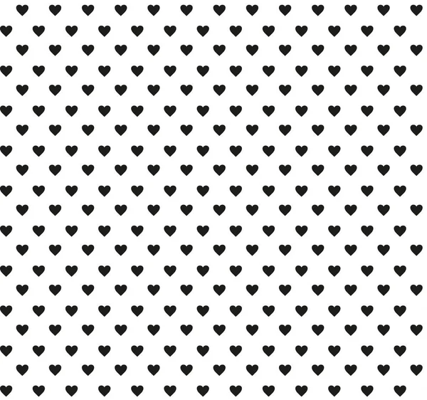 矢量无缝模式在情人节的心脏 — 图库矢量图片