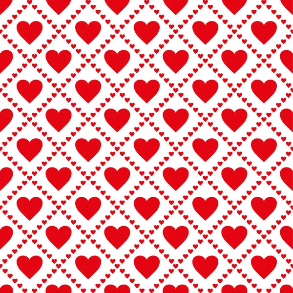 Sevgililer günü için kalp vektör Seamless Modeli — Stok Vektör