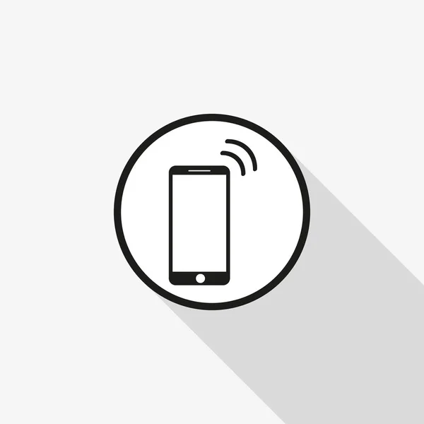 Ícone do vetor telefone móvel — Vetor de Stock