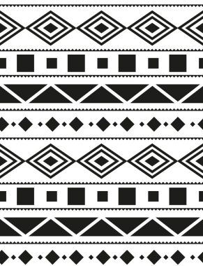 Dikişsiz desen Aztekler