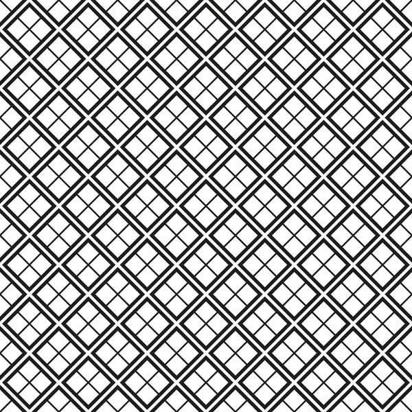 无缝矢量黑白几何图案 — 图库矢量图片