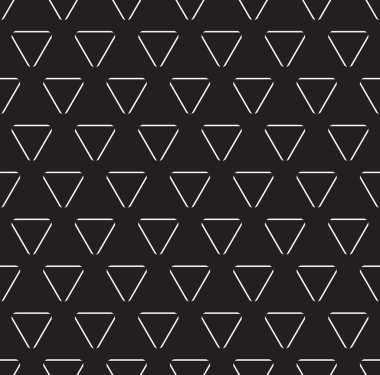 Sorunsuz siyah - beyaz geometrik desen