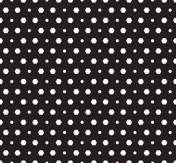 Бесшовный черно-белый геометрический узор
