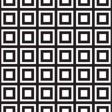 Sorunsuz siyah - beyaz geometrik desen