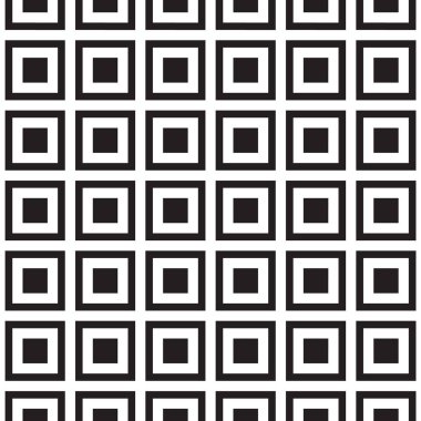 Sorunsuz siyah - beyaz geometrik desen