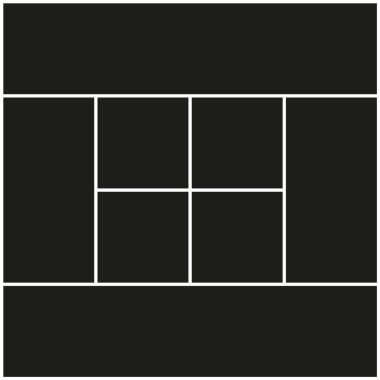 Vektör kare fotoğraf kolaj