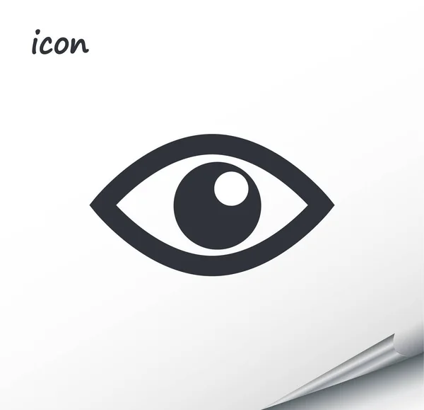 Vektorové ikony oko — Stockový vektor
