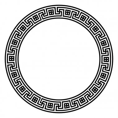 Dairesel vektör Yunan süsleme
