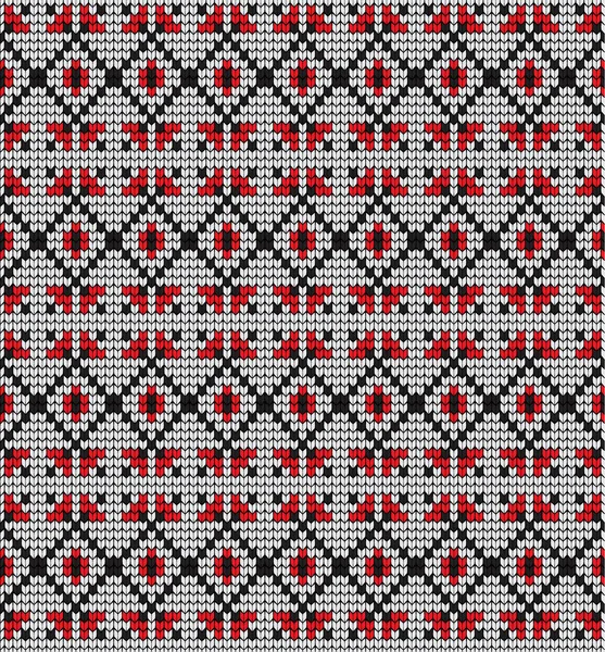 Modèle géométrique tricoté sans couture vectoriel — Image vectorielle
