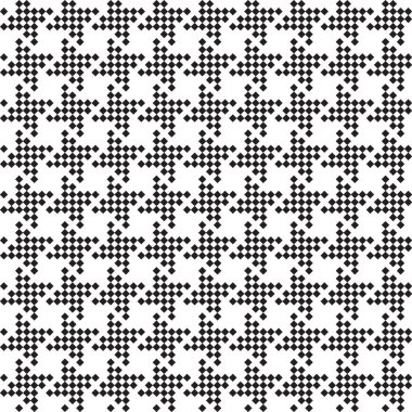 Sorunsuz hounds-diş desen arka plan siyah ve beyaz