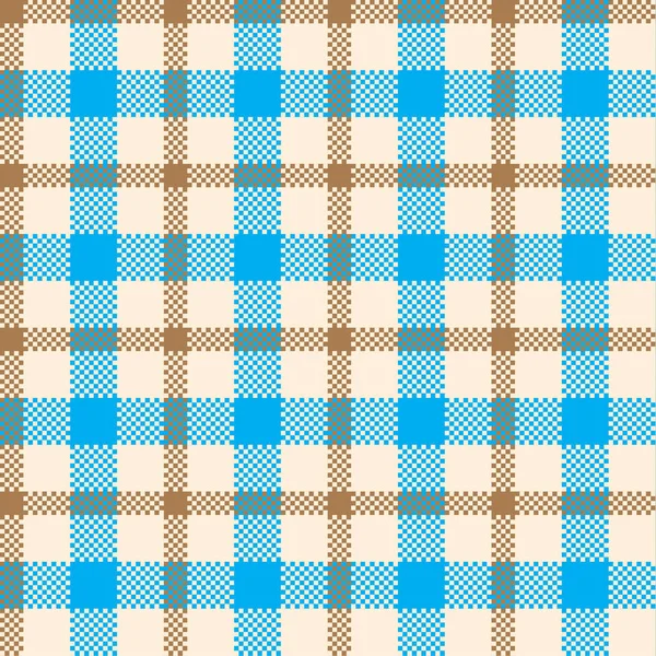 Folytonos vector dekoratív minta. Textil-formatervezés a ketrecben. — Stock Vector