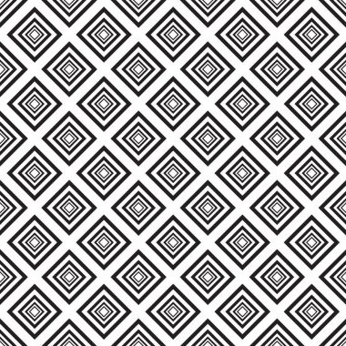Sorunsuz siyah - beyaz geometrik desen