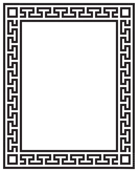 Декоративная рамка с греческим орнаментом
