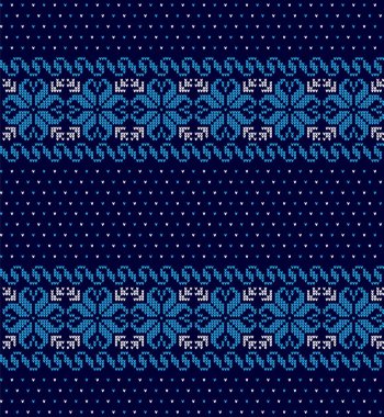 Şeffaf bir arkaplanda Noel ve Yeni Yıl deseni örülmüş