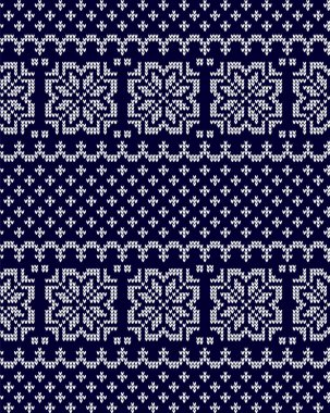 Örgü Noel ve Yeni Yıl şablonu, Norveç geçmişi