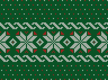 Örgü Noel ve Yeni Yıl şablonu, Norveç geçmişi