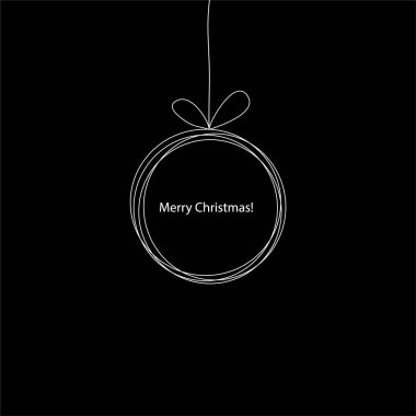 Yılbaşı balosu Noel ağacında elle