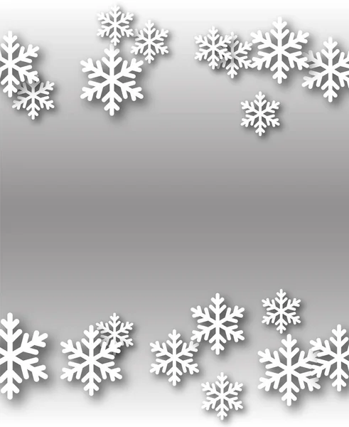 Vector ilustración de fondo de Navidad con bola de Navidad estrella copo de nieve confeti oro y negro colores encaje para texto 2018 2019 2020 — Vector de stock