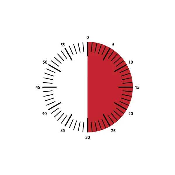 時計アイコンベクトルアラームアイコンタイマーシンボル — ストックベクタ