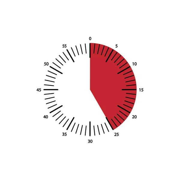 時計アイコンベクトルアラームアイコンタイマーシンボル — ストックベクタ