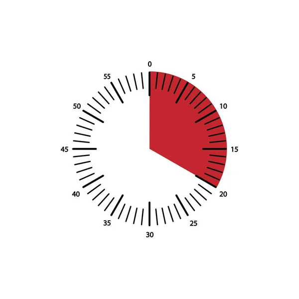 Ikona hodin, ikona vektorového alarmu, symbol časovače — Stockový vektor