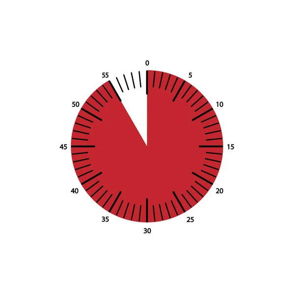 Klocka ikon, vektor larm ikon, timer symbol — Stock vektor