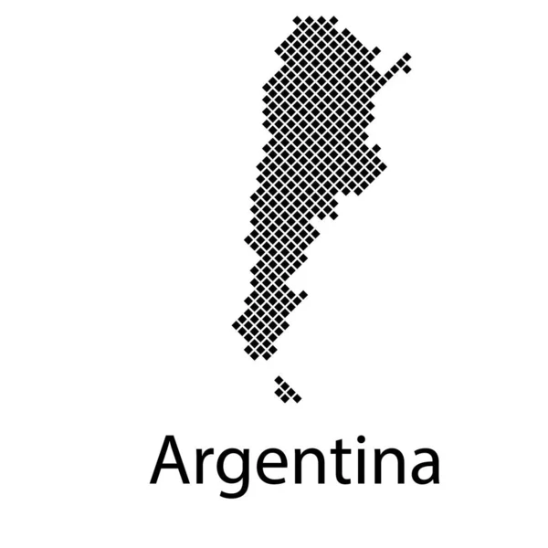 Карта административно-территориального деления Аргентины — стоковый вектор