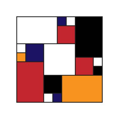 Geometrik Arkaplan. Modern Renkli Şablon. Soyut Hippi Duvar Kağıdı