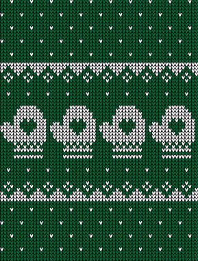 Örgü Noel ve Yeni Yıl şablonu, Norveç geçmişi