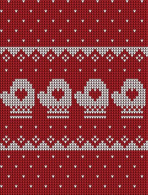 Örgü Noel ve Yeni Yıl şablonu, Norveç geçmişi