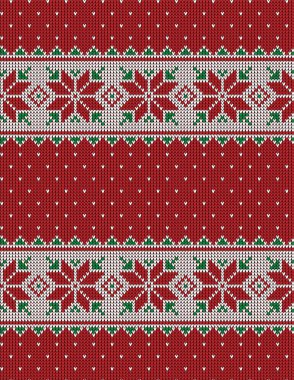 Örgü Noel ve Yeni Yıl şablonu, Norveç geçmişi