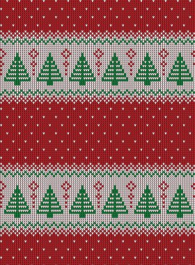 Örgü Noel ve Yeni Yıl şablonu, Norveç geçmişi