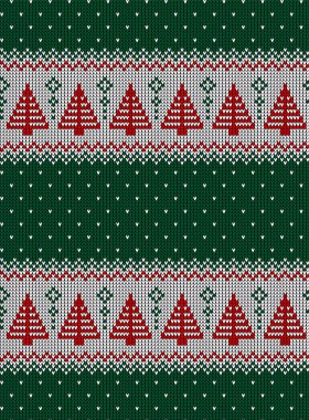 Örgü Noel ve Yeni Yıl şablonu, Norveç geçmişi