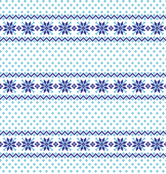 Navidad patrón pixel vector ilustración — Archivo Imágenes Vectoriales