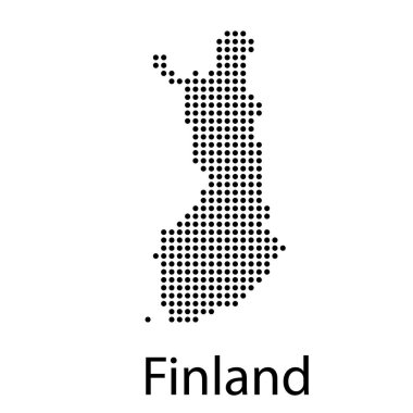 Finlandiya ülke bir harita