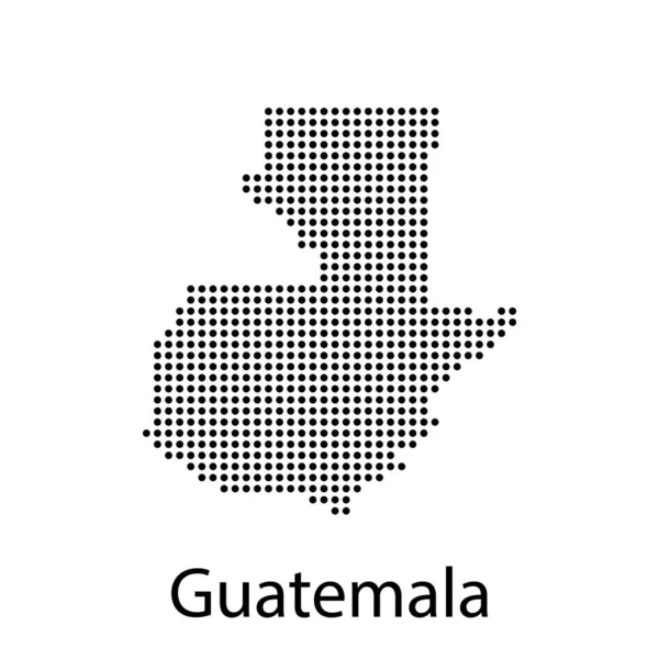 Векторна мапа Гватемали — стоковий вектор