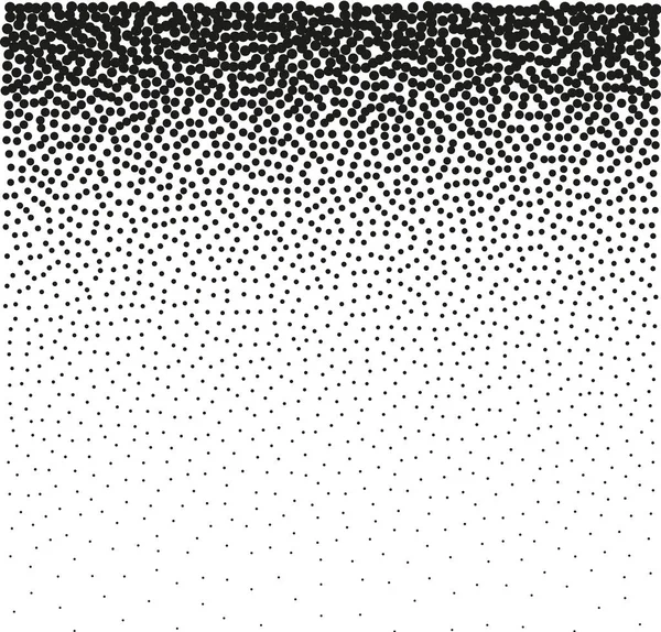 Cercle, Gradient radial abstrait, Pois noirs fins, Cercle à pois , — Image vectorielle