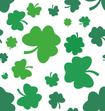 Vektör illüstrasyonu St. Patricks Günü pürüzsüz desen.