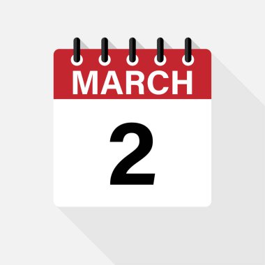 Yuvarlak arkaplanda Takvim Simgesi. Vektör basit ağ simgesi. eps