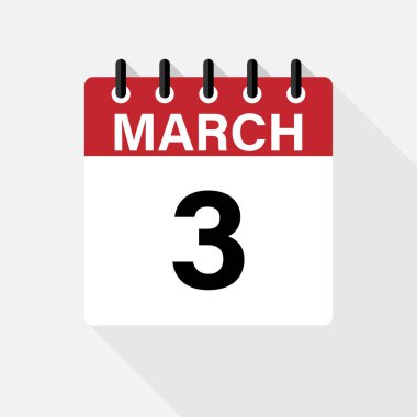 Yuvarlak arkaplanda Takvim Simgesi. Vektör basit ağ simgesi. eps