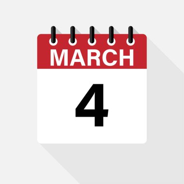 Yuvarlak arkaplanda Takvim Simgesi. Vektör basit ağ simgesi. eps