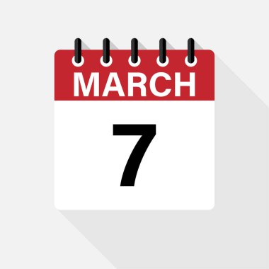 Yuvarlak arkaplanda Takvim Simgesi. Vektör basit ağ simgesi. eps